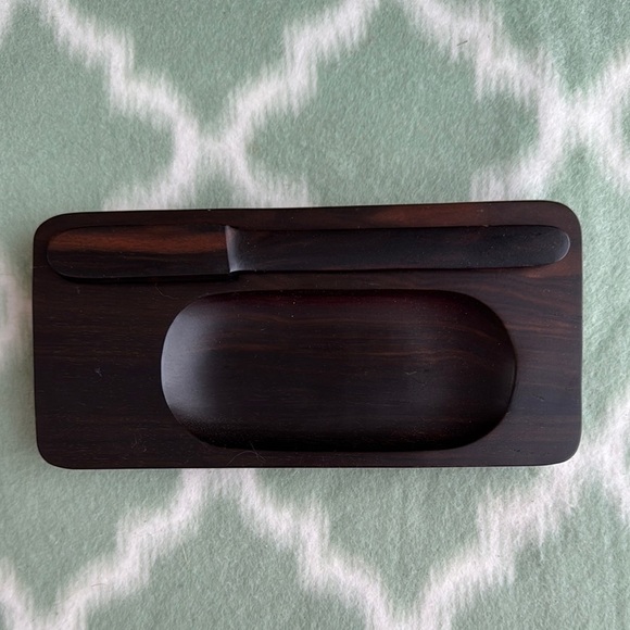 Solid wood stationary tray letter opener - Picture 2 of 8